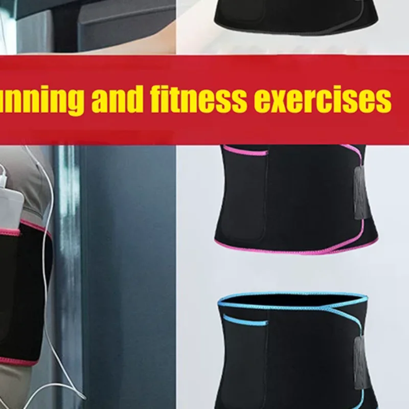 Sports Sweaty Belt Body Shaping Running Fat Burning Yoga Belt Waist Protection Sweaty Fitness Belt Sweating Belt