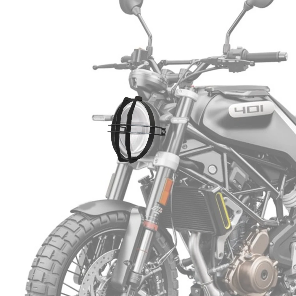 For HUSQVARNA SVARTPILEN 401/250 2017-2018-2019-2020-2021-2022-2023 Headlight Grille Guard Cover Head Light Lamp Protector - Image 6