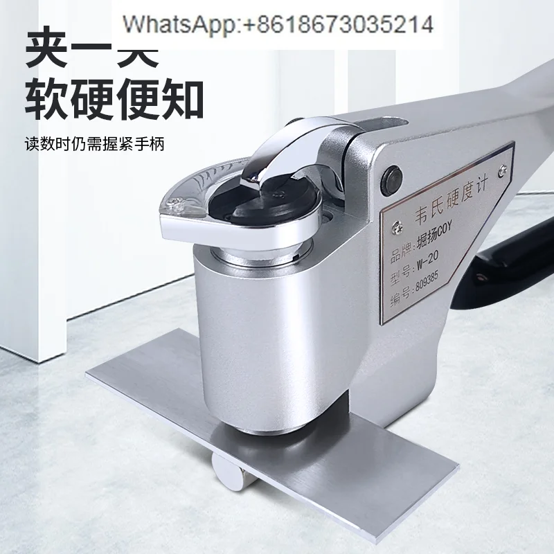 Portable clamp type Wechsler hardness tester W-20A aluminum alloy hardness test, stainless steel tester