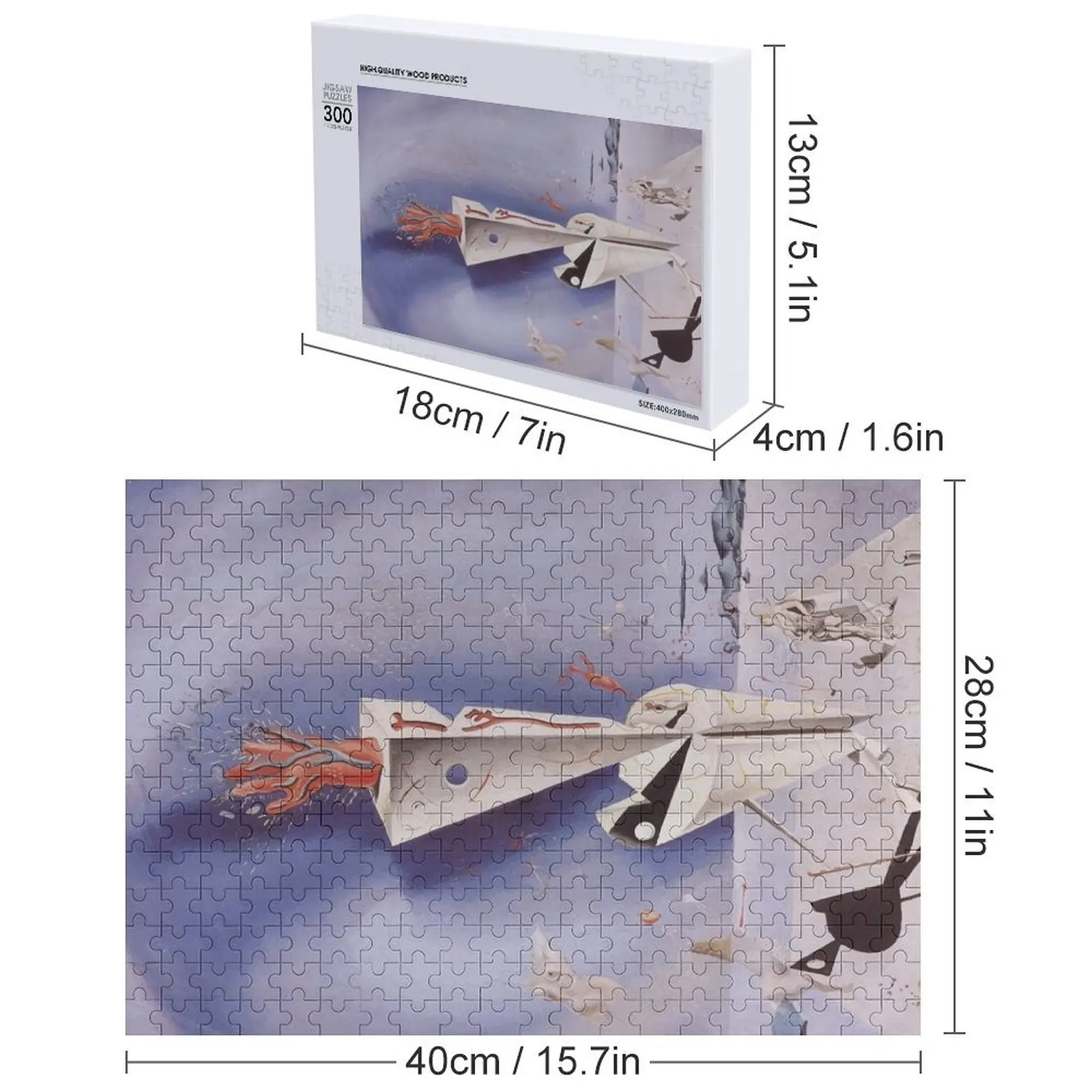 ซัลวาดอร์ ดาลี |   อุปกรณ์และจิ๊กซอว์แบบมือถือ ปรับแต่งชื่อได้ ของเล่นเด็ก จิ๊กซอว์