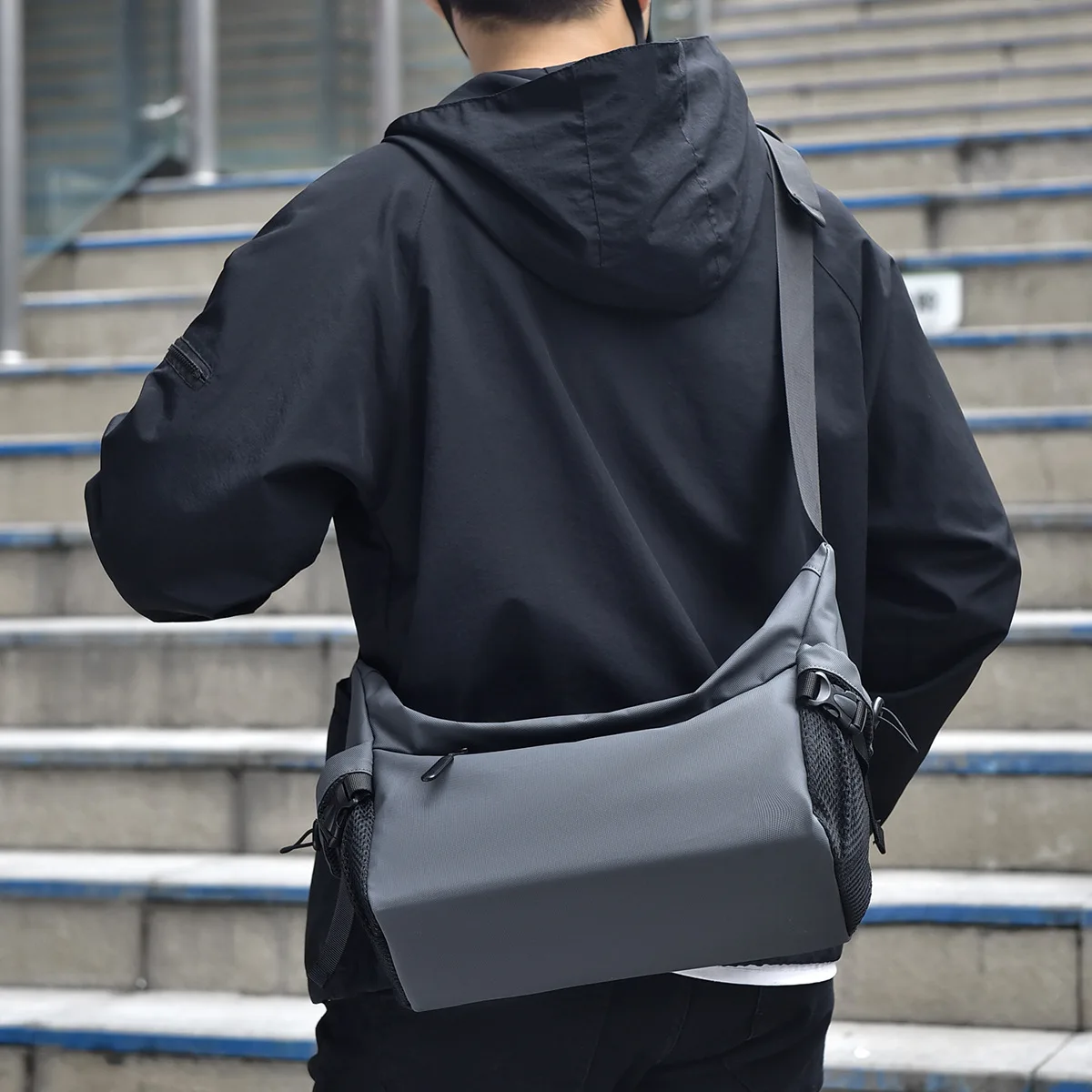 Japanese Street Fashion Brand Men's Shoulder Bag 2025 Large Capacity Waterproof Crossbody Bag Couple Fashion Casual Mailman Bag