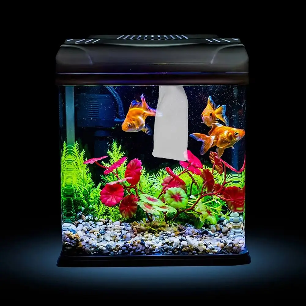 Reusable Aquarium Filter Bag with Frame Dry and Wet Separation Fish Tank Filter Bag Thickening High density