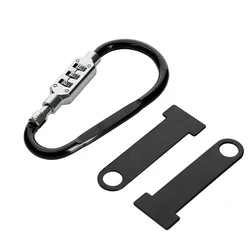 Motorcycle Accessories Helmet Lock Bicycle Security Anti-theft Combination Password Lock Off-road Vehicle Universal Metal Buckle