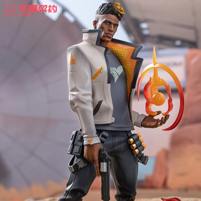 In Stock Official Genuine 33cm Valorant Figure Killjoy Jett Reyna Anime Collectible Model Desktop Decorations Holiday Gifts view 3