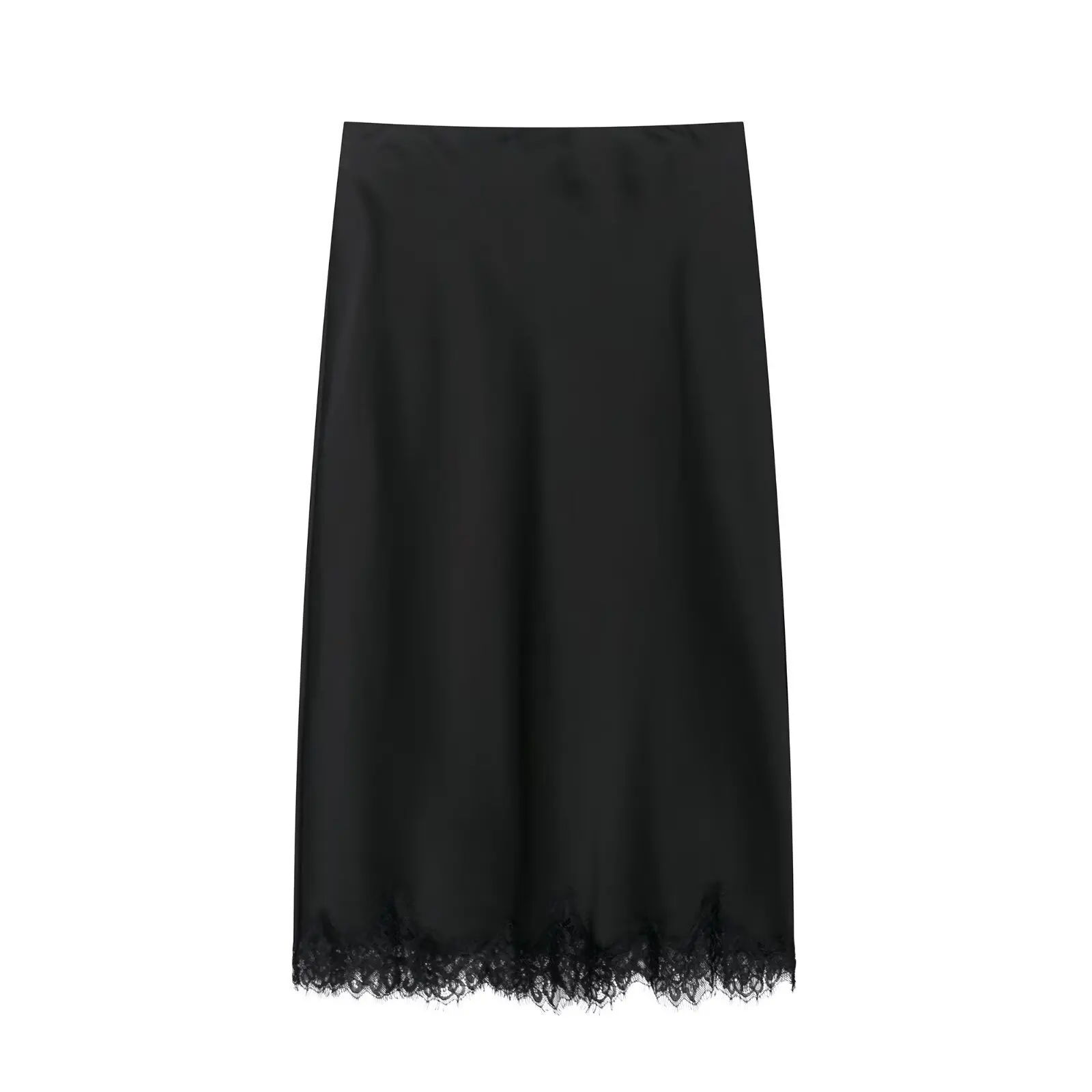 ชุดเซ็ท 2 ชิ้น เสื้อแขนกุดคอ halter แฟชั่น กระโปรงยาว แต่งลูกไม้ ผ้าพื้นสีพื้น ชุดออกงานปาร์ตี้ เซ็กซี่ หรูหรา ดีไซน์เว้าหลัง ทรงหลวม