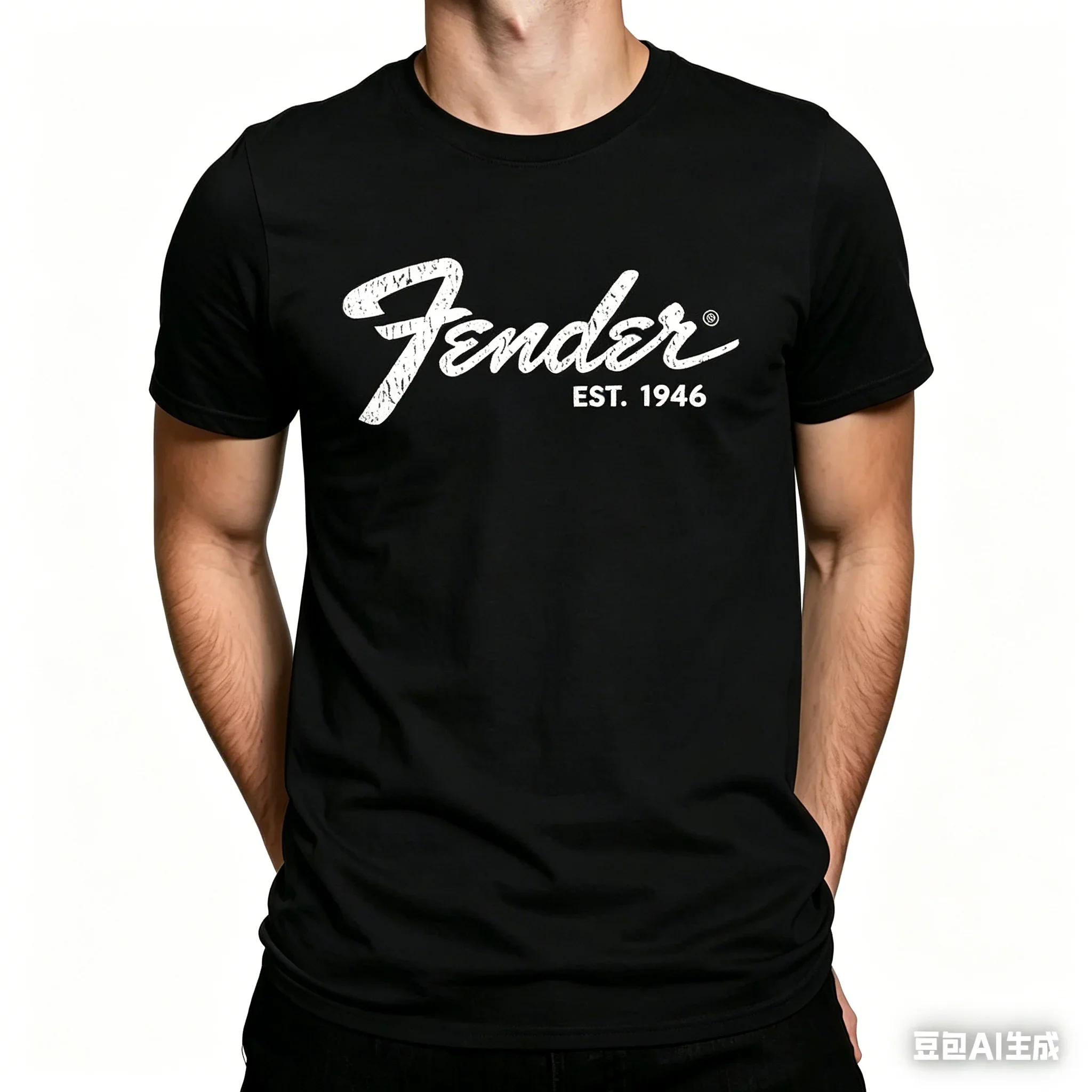 2026 New Electric Guitar Graphic T Shirt for Men Women Rock Band Short Sleeve Black T-shirt Trend Cool Street Men Clothes