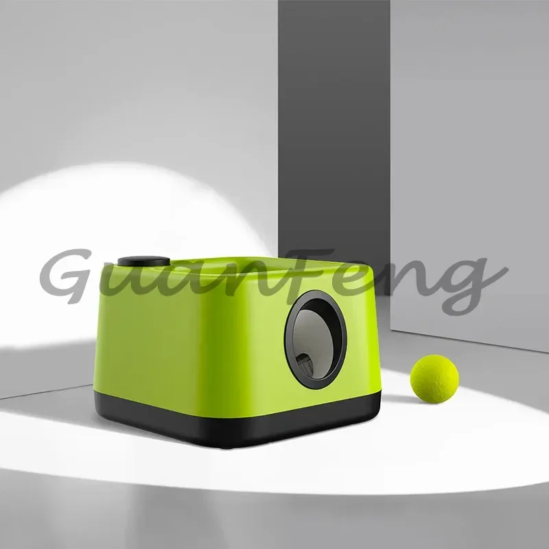 Automatic Pet Dog Ball Launcher,  Manual Adjustable Launch Distance Voice Activated Toy