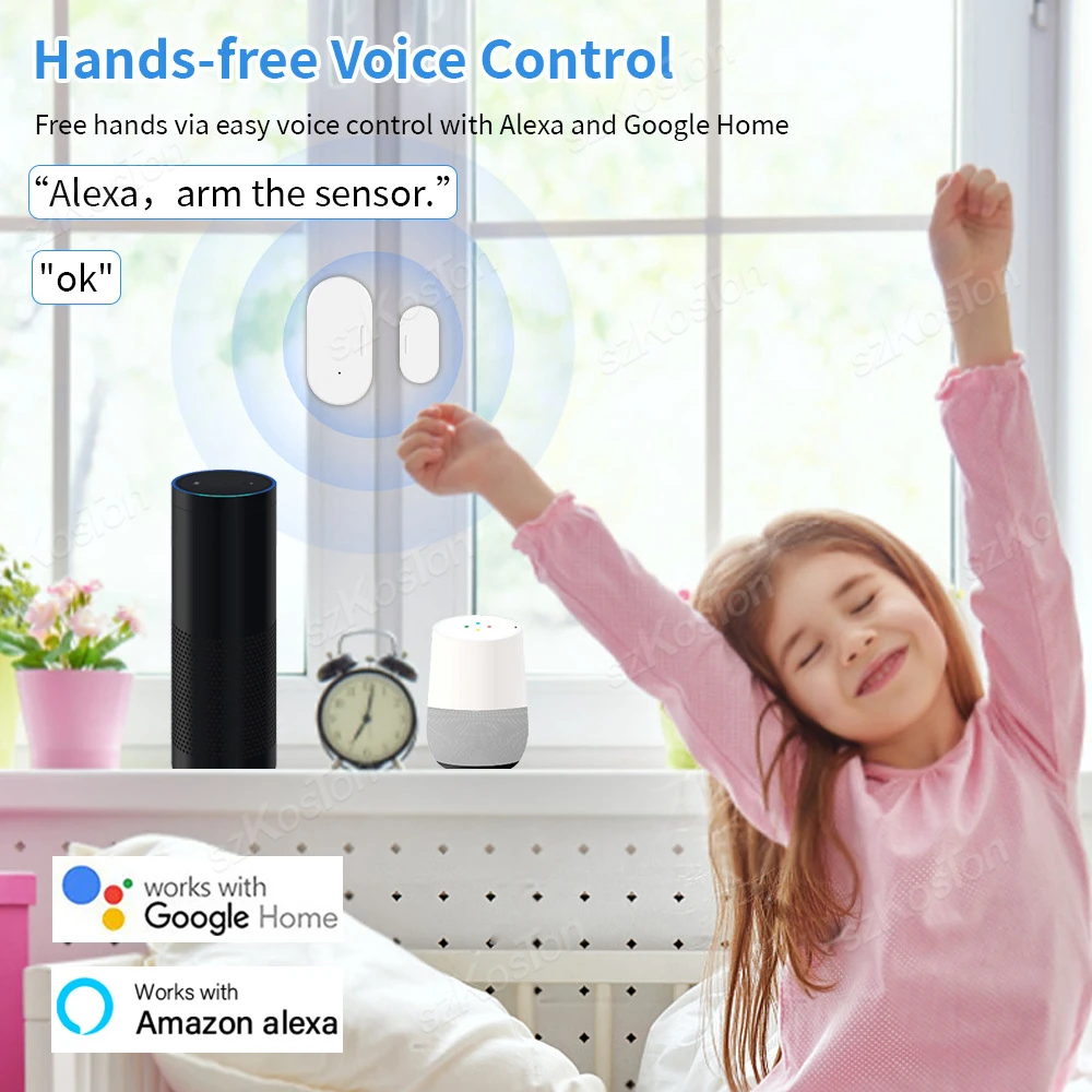 Zigbee Deur Raam Sensor Smart Home Inbraak Alarm Automatisering Ewelink App Controle Voor Alexa Google Home Zigbee2mqtt