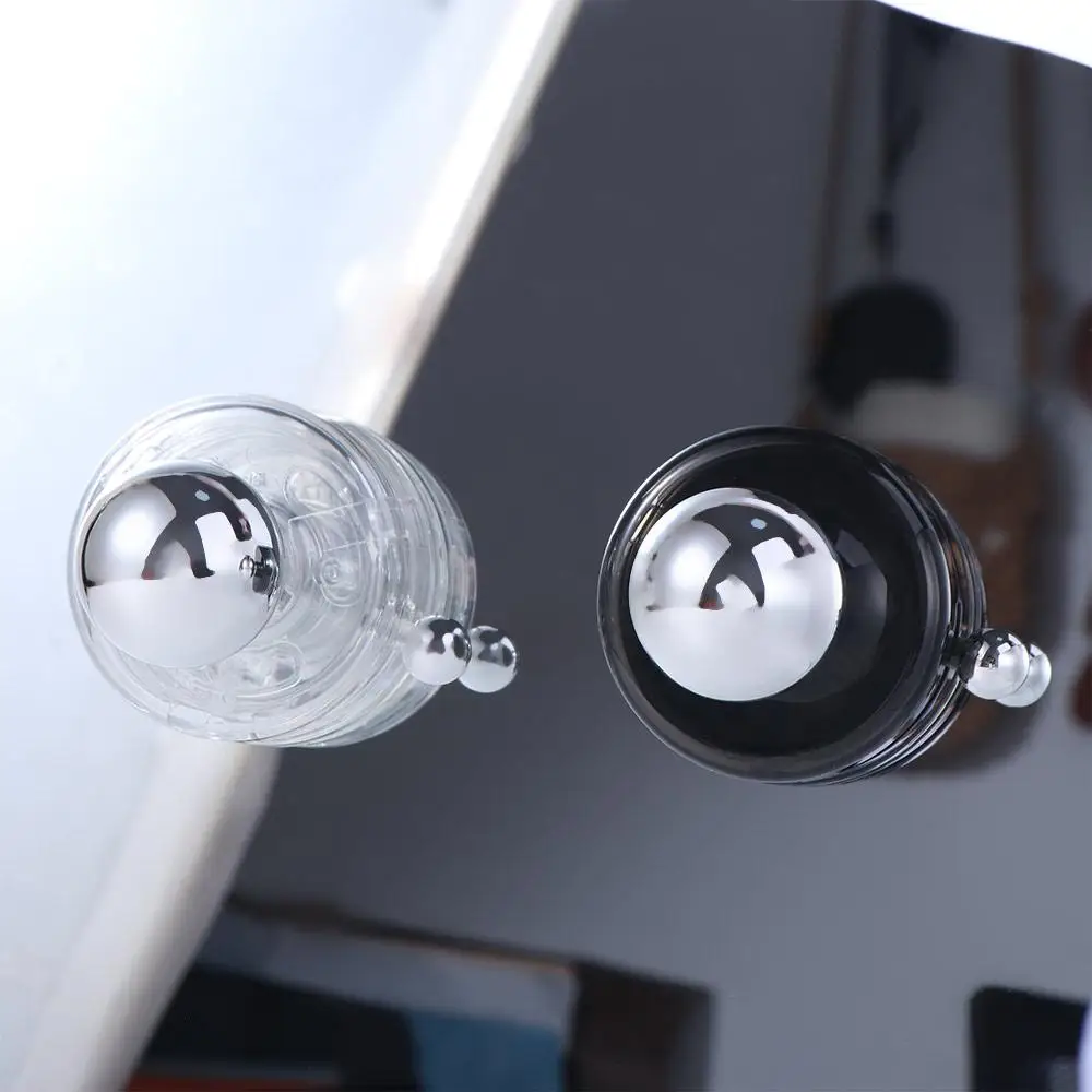 내구성 있는 원형 흡착식 도어 핸들 미끄럼 방지 무타공 캐비닛 손잡이 PET+ABS 방수 유리 도어 핸들 샤워룸용