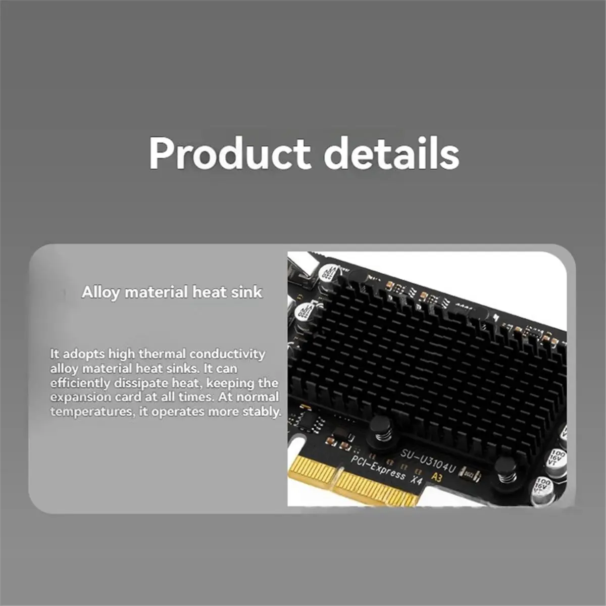 plplp PCIE USB Card 4 Port USB Multiplier Hub PCI-E X4 to 4 Port USB3.1 Expansion Card USB 3.2 Gen2 40Gbps for PC