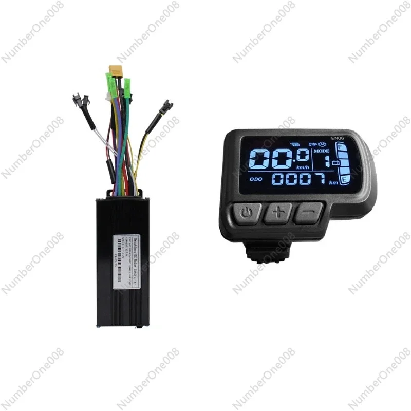 

Bicycle lithium battery power modification EN06 LCD instrument + 30A dual-mode 12-tube Zhengxuan wave controller set