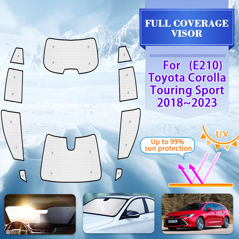 

Car Full Window Sunshade For Toyota Corolla E210 Touring Sport 2018~2023 Car Anti-UV Window Visor Sunshade Covers Accessories