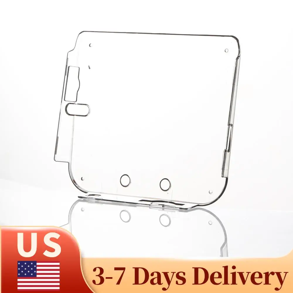 For 2DS Transparent Plastic Protective Hard Case Shell Anti-scratch Clear Protective Case Cover Hard Shell Skin for Nintendo 2DS