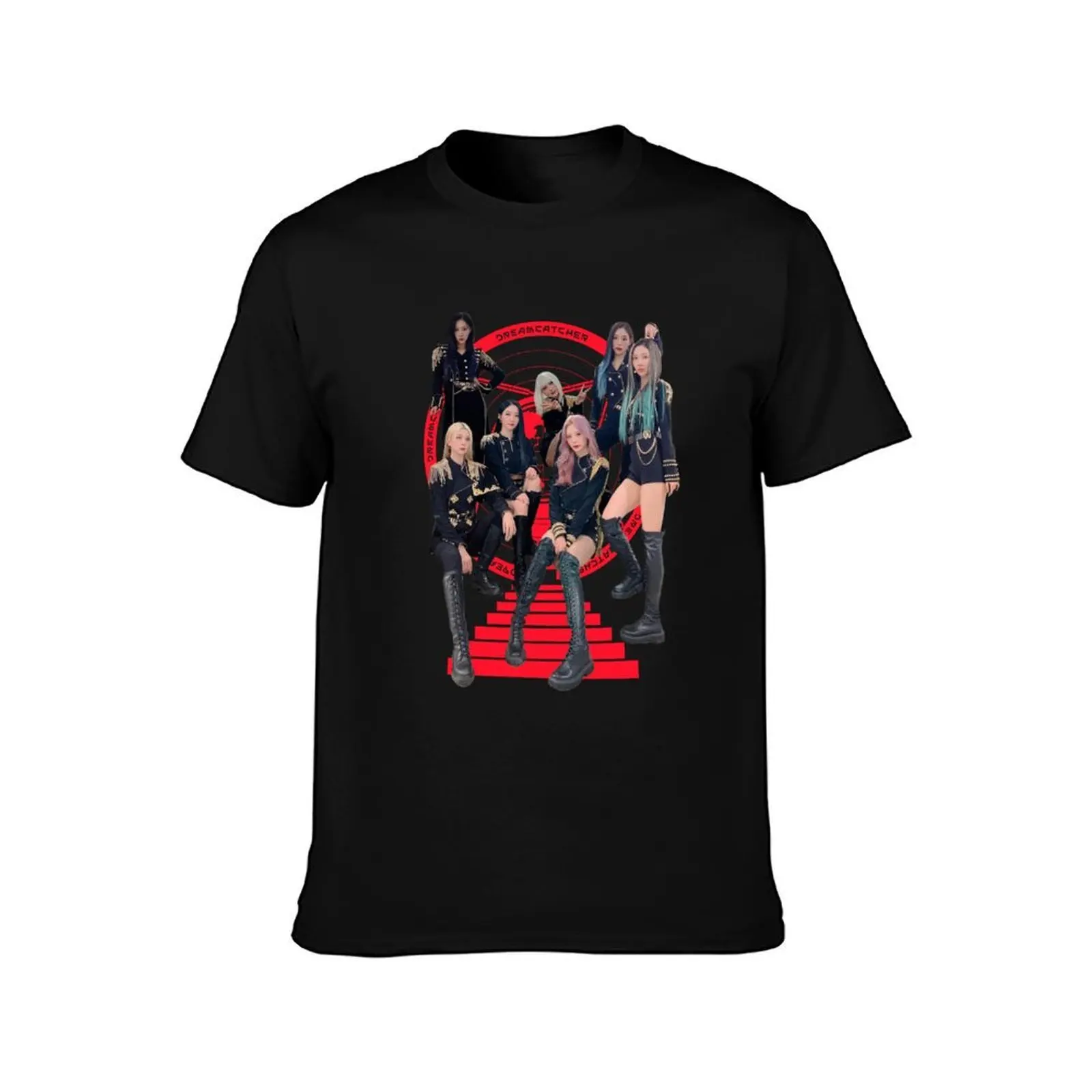 DREAMCATCHER A:FU GROUP PIC WITH LOGO T-Shirt Creative Graphic Tee Shirt T-Shirt