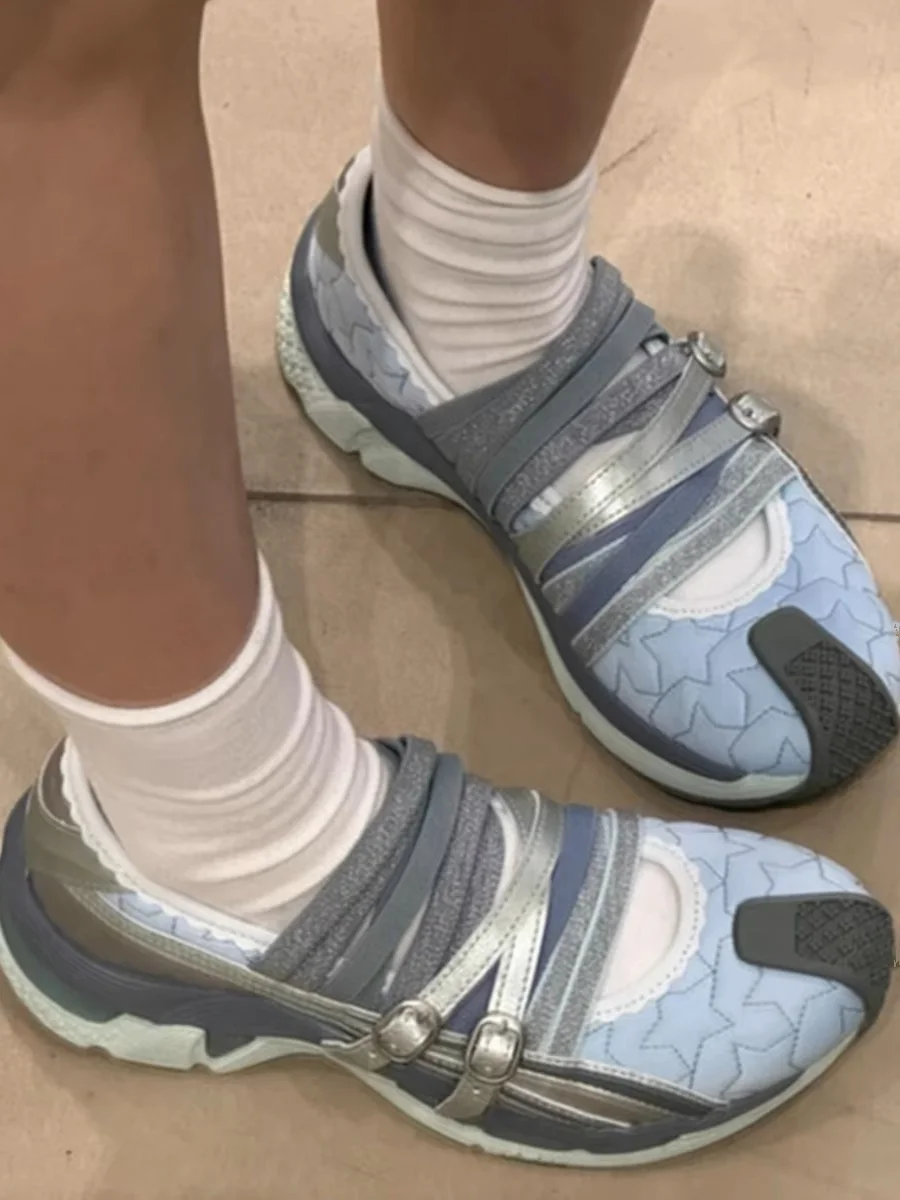 

Spor Mary Jane oes для женщин Thi Bot Ballet Sle Casual Single oes Весна Лето Новое поступление Очаровательный Уродливый Модный...