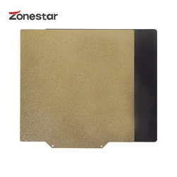 ZONESTAR 500x500mm PEI Spring Sheet Sticker for 3D Printer Heatbed Hot Bed Spring Steel Easy Removable with Flex Magnetic Base