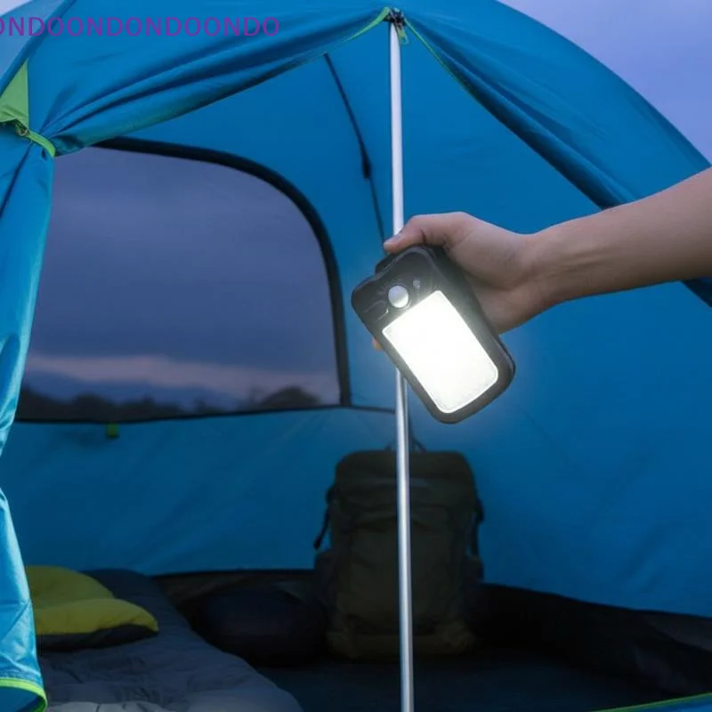Solar Clip On Lights 60 LED Motion Sensor USB Rechargeable Waterproof Outdoor Lamp for Patio Fence Yard Garden