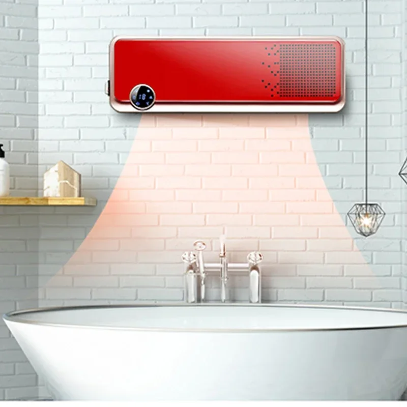 New Heater, Bathroom Air Heater Household Waterproof Energy-saving Electricity Saving, Wall Mounted Quick Heating Device In Bath