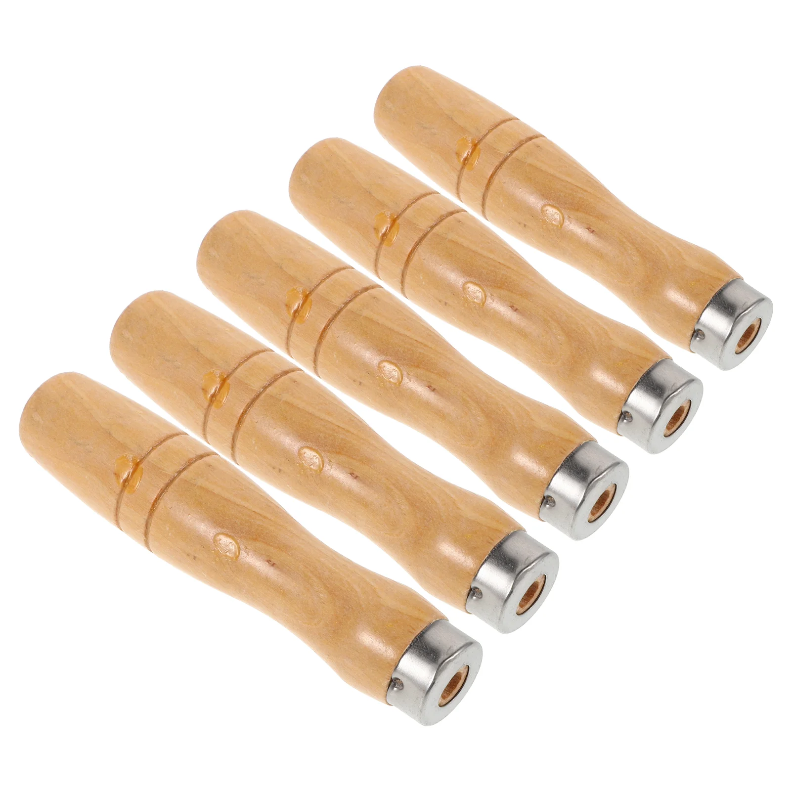 

5pcs Wooden Handle for File Cutting Tool Craft - 62MM Inner Hole handle for cuuting tool handle for tool