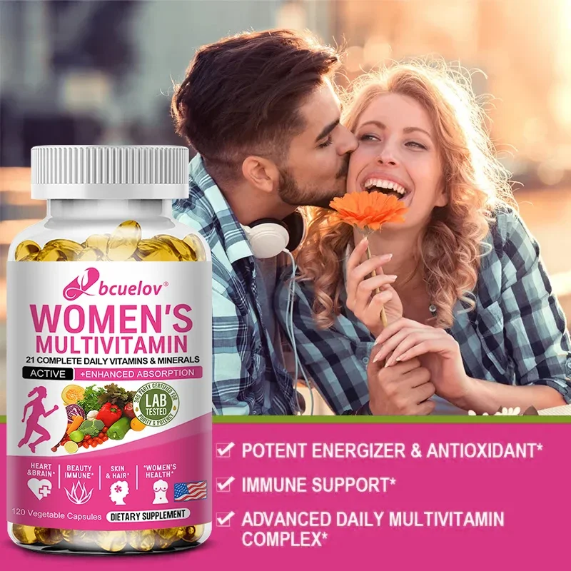 Multivitamin, Multimineral & Antioxidant - Supports Heart Brain Immune Hair Skin & Nails, Women\'s Multivitamin Supplement