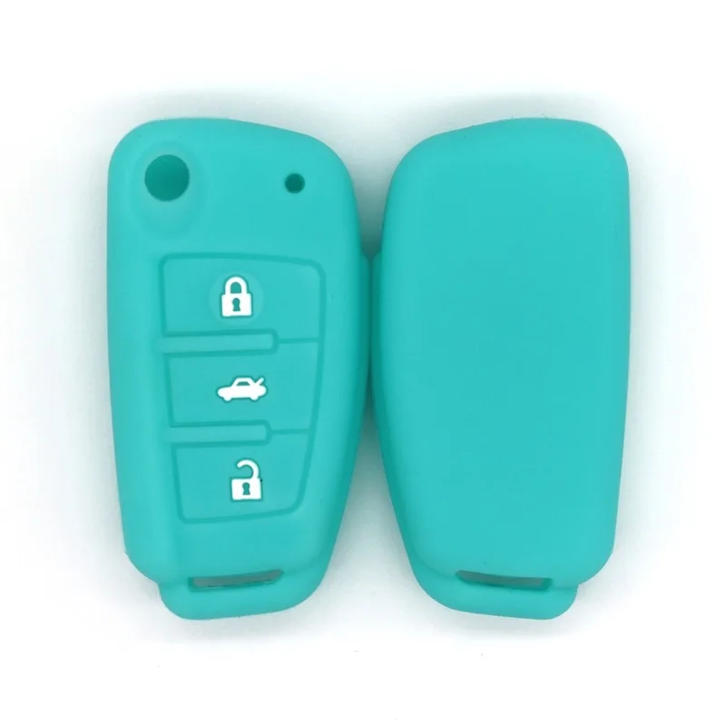 

Suitable for Chery Tiggo 3 Arrizo 5GT Tiggo 8 Discovery 06 folding 3-button car key silicone case ready in stock
