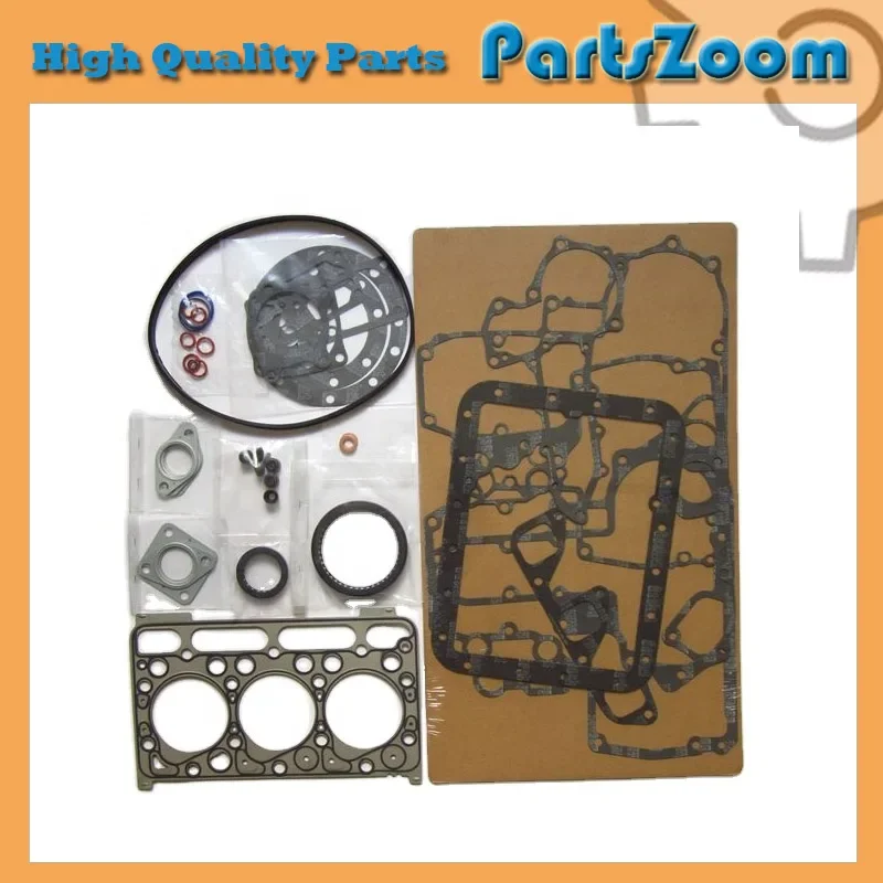 Engine Gasket Set 1G720-03310 With Head Gasket For Kubota D1503 Engine KX91-3 U35 R420 L2900 L3000 L3010 Tractor