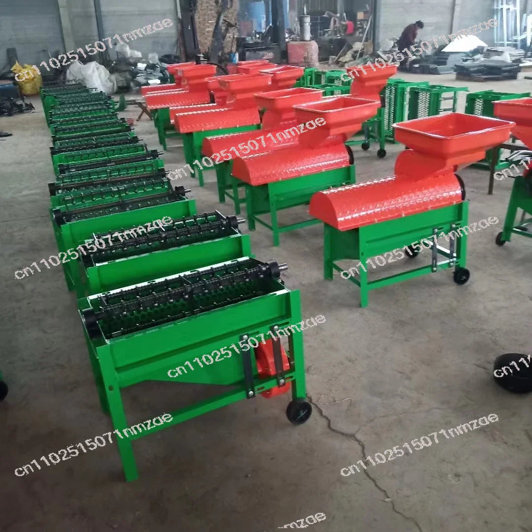 220V Small Home Corn Sheller with Motor, Agricultural Corn Thresher, Compact and Efficient Grain Processing