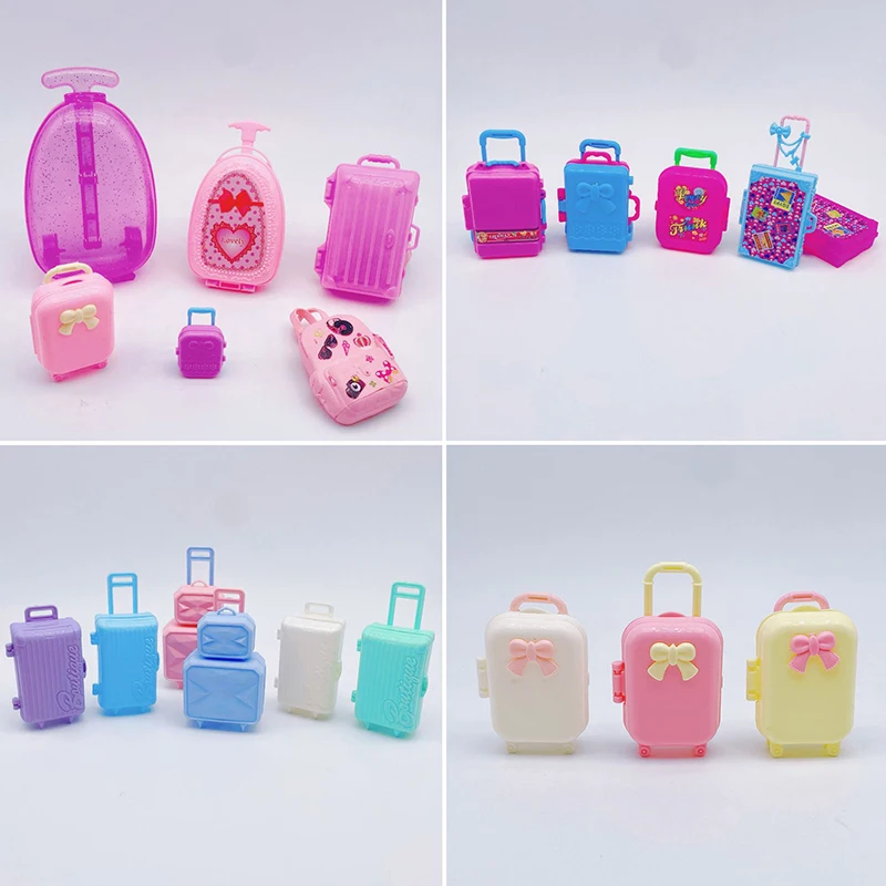 Storage Box DIY Accessories Toys A Variety Of Color Matching Suitcases Suitable For 18-inch Dolls 43cm Newborn Baby Dolls