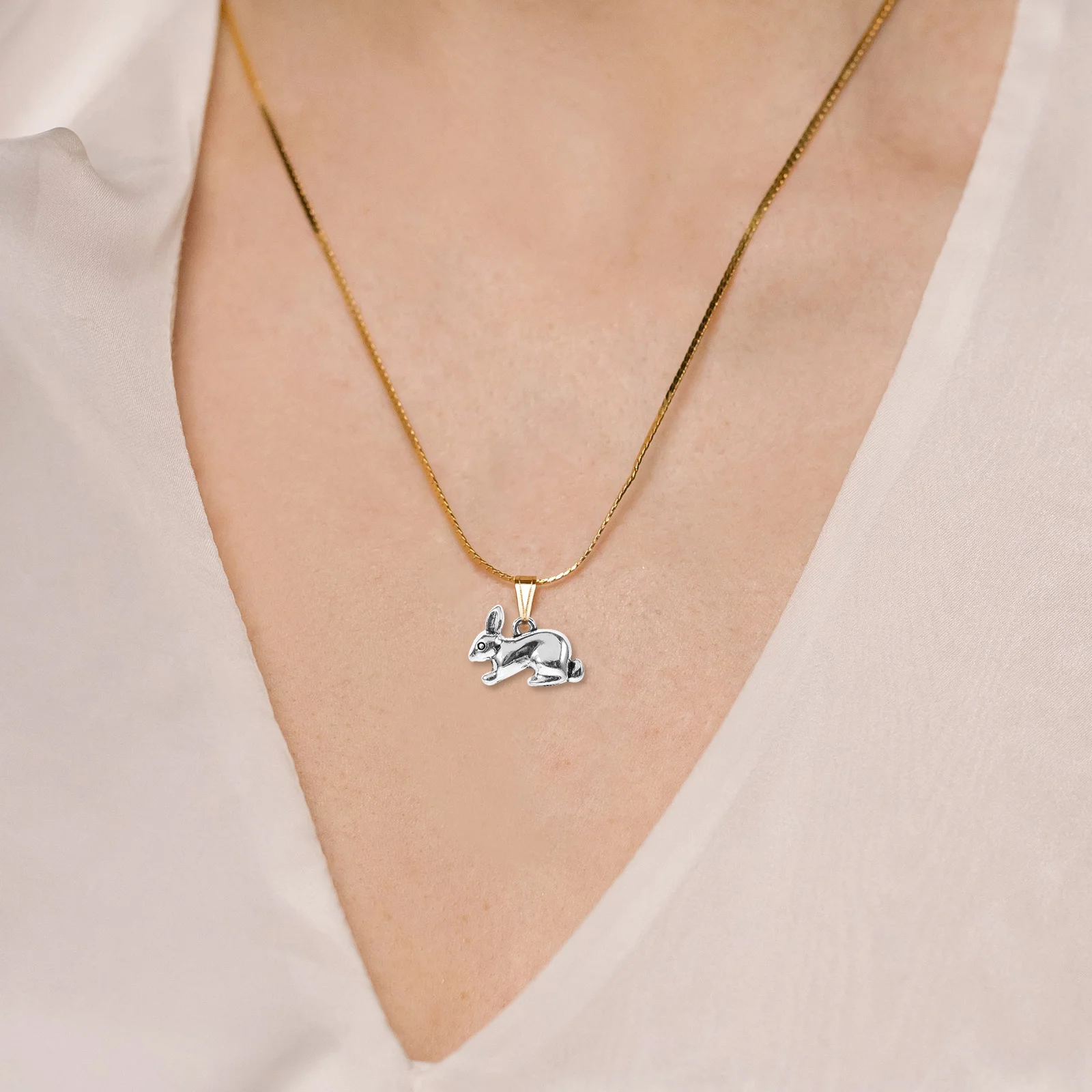 

50Pcs Vintage Rabbit Alloy Charms DIY Jewelry Making Pendants Necklace Bracelet Craft Supplies DIY Charms