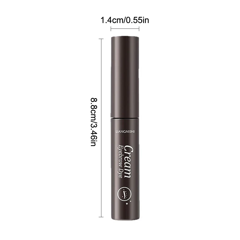 (HG)3 Colors Long-lasting Fixed Eyebrow Mascara Cream Waterproof Dyeing Color Quick-dry Eyebrow Gel With Brush Eye Beauty Makeup