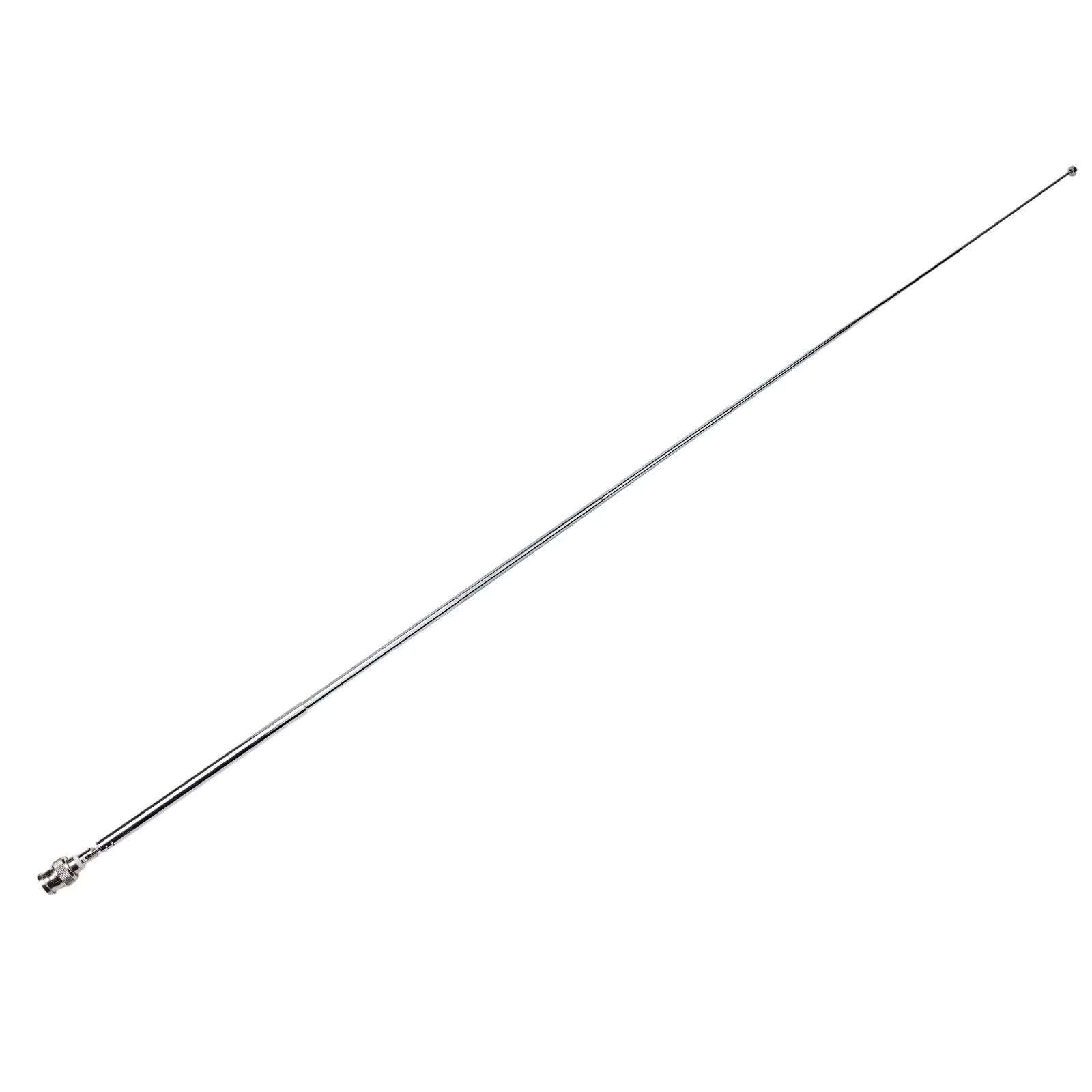 

1X For Radio Scanner Antenna 20MHz - 1300MHz 7 Sections Telescopic BNC Male Omni-directional Radio Communication Car Parts