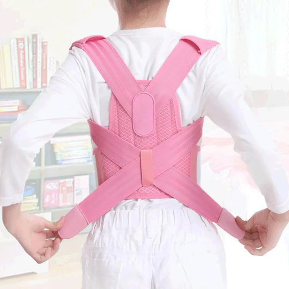 Back Posture Corrector Belt Adjustable Shoulder Neck Spine Reshape Body for Column Posture Correction for Child Kid Straightener