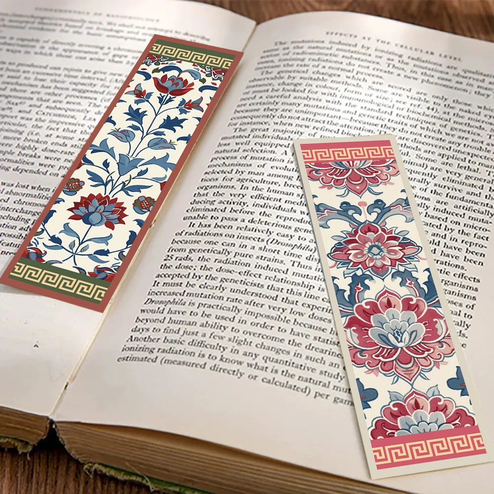 30PCS Pattern Design Reading Bookmarks Paper Reading Laptop Promotional Luggage Harajuku DIY Living Gifts Paper Room Decoration