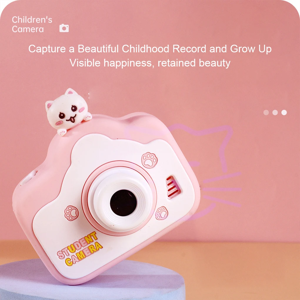 Children\'s dual   camera 2.0 inch screen selfie mini educational toy digital camera 1080P high-definition screen photo