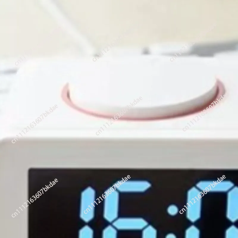Alarm clock C1 big bell snooze luminous thermometer LED silent student bedside simple