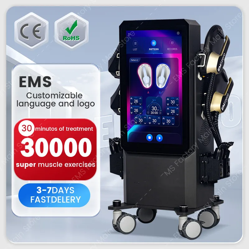 

EMS 15 Tesla 6500 Вт EMS мышечное моделирование тела для похудения, похудения, гравировка Hiemt RF, машина для сжигания жира для салона
