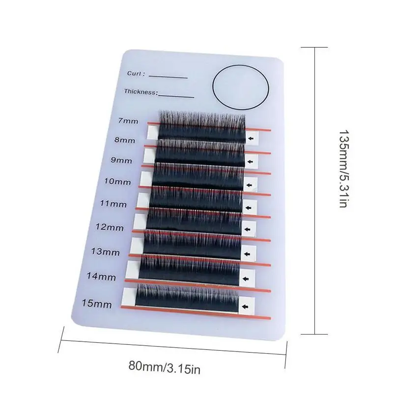 Wimper Extensie Pallet 2d Wimper Extensions Lade Glas Pallet Wimpers Valse Lade Camellia Bloesem Plaat Lash Houder Voor E