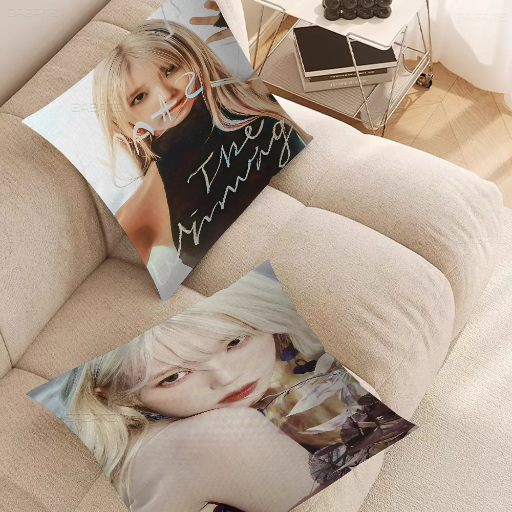 Korean Singer L-Lee J-Ji E-Eun I-IU 45*45cm Cushion Cover Pillow Cover Decor Pillowcase Home Pillowcase for Couch Pillow