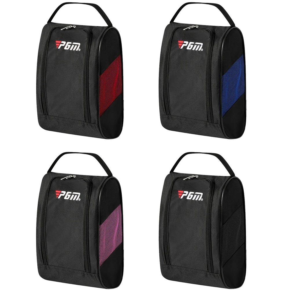 

Сумки-переноски для обуви для гольфа унисекс, портативные нейлоновые сумки-переноски для дорожной обуви на молнии, дышащие сверхлегкие спортивные аксессуары