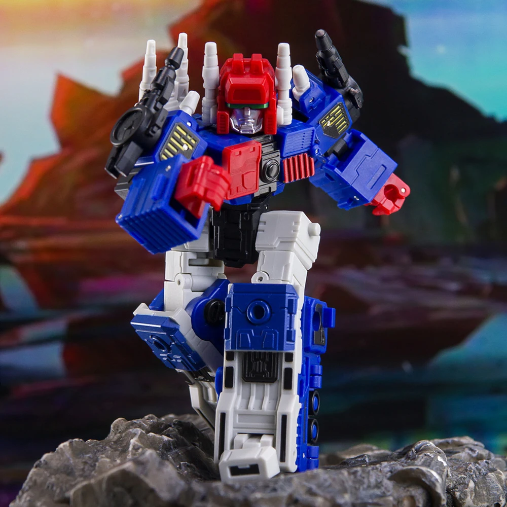 Deformation Toys Dr. Wu DWE54B Metroplex Vierwechsel-Recoated Small Proportion Pocket Version Deformation Action Figure Robot