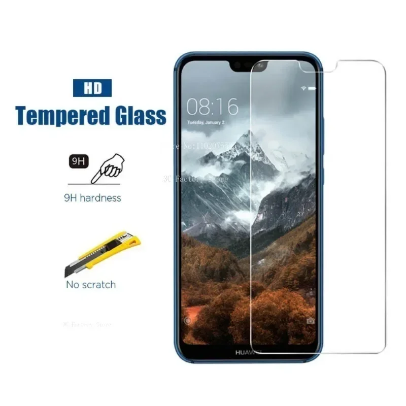 2Pcs Screen Protector for Huawei P50 P40 P30 P20 Lite P Smart Z 2019 2020 2021 Tempered Glass for Huawei Y5 Y6 Y7 Y9 Prime 2019