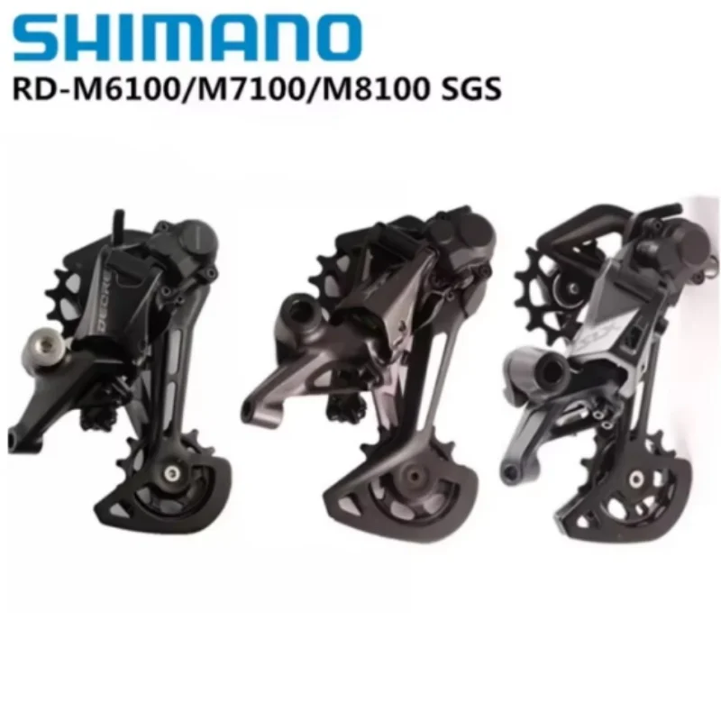 SHIMANO XTR M9100 XT M8100 M8120 SLX M7100 M7120 Deore M6100 SGS 12S Przerzutki tylne z długim klatkiem Przerzutka do rowerów górskich SGS MTB
