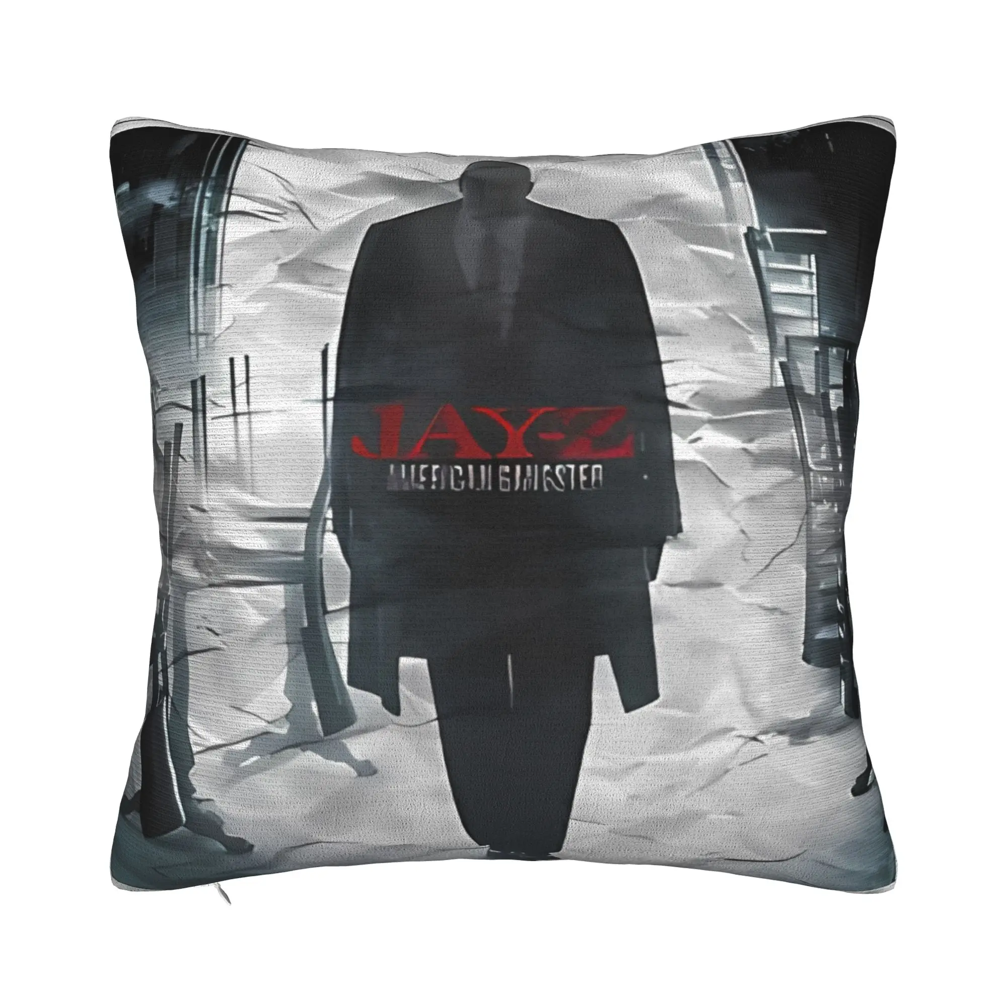 Album Cover Jay Z American Gangster Winter Holiday Farmhouse Home Deco Jay-z Pillow Cover Zipper Closure