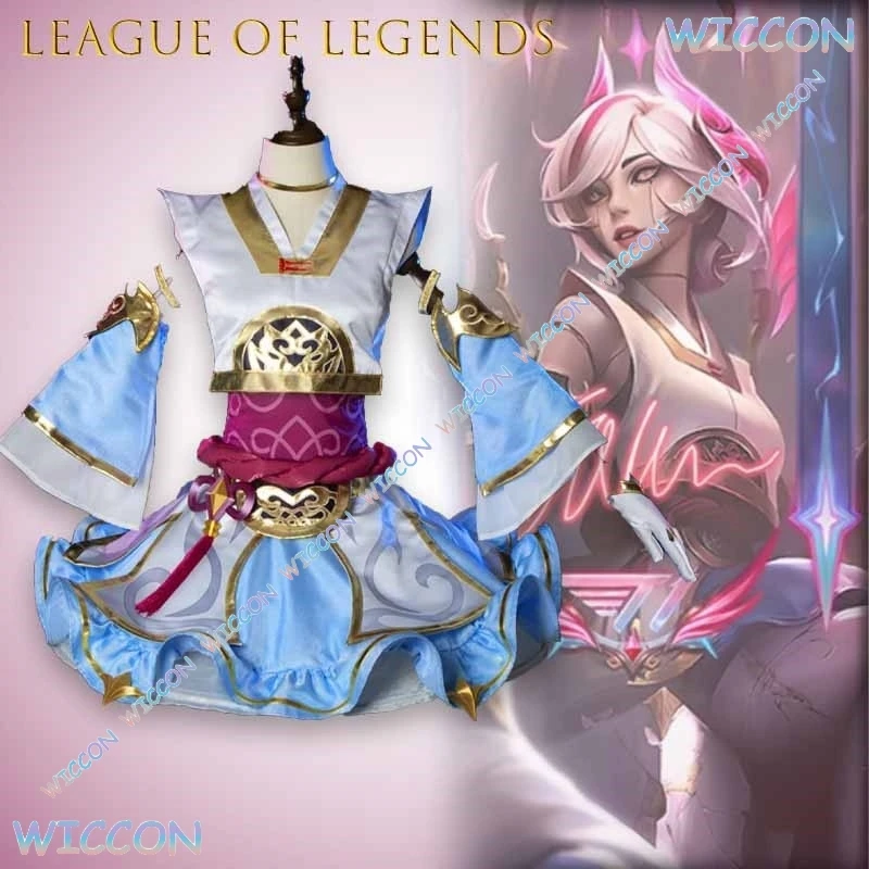 

League of Legends T1 Championship Orianna Cosplay Costume FullSet with Mechanical Ball Wig Korean Esports Anime Party Outfit cos