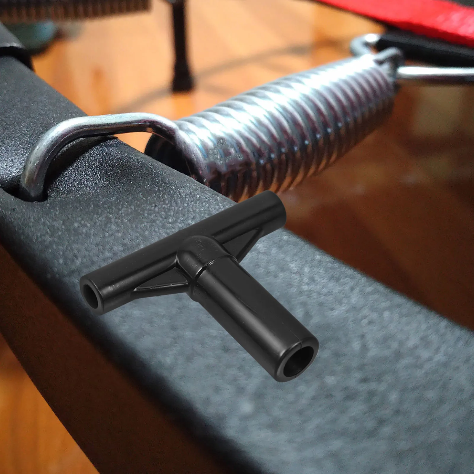 1PC T Shaped Trampoline Pipe Sleeve Tube Connector Enclosure Cap Fiberglass Rod Cover Connection Part Durable Toy Sports Outdoor