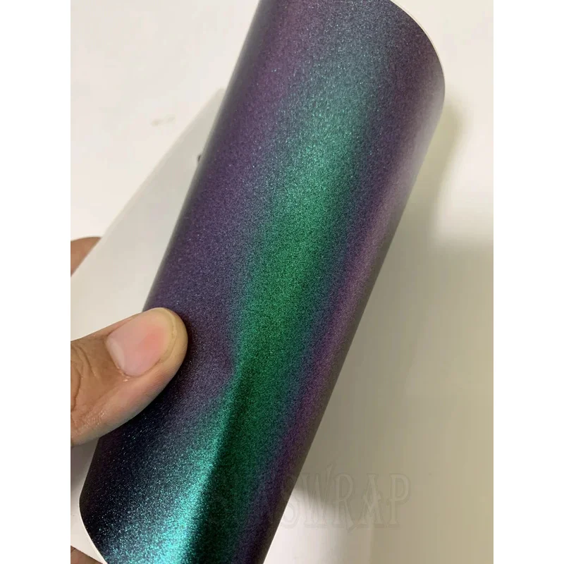 Hot Selling Green To Purple Matte Color Shift Car Vinyl Wrap Bubble Free Decal Sticker