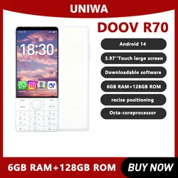 NEW DOOV R70 4G Smart Touch Screen Keypad Mobile Phone 6GB+128GB 2600mAh 4.0 Inch Smartphone Android 14 wifi