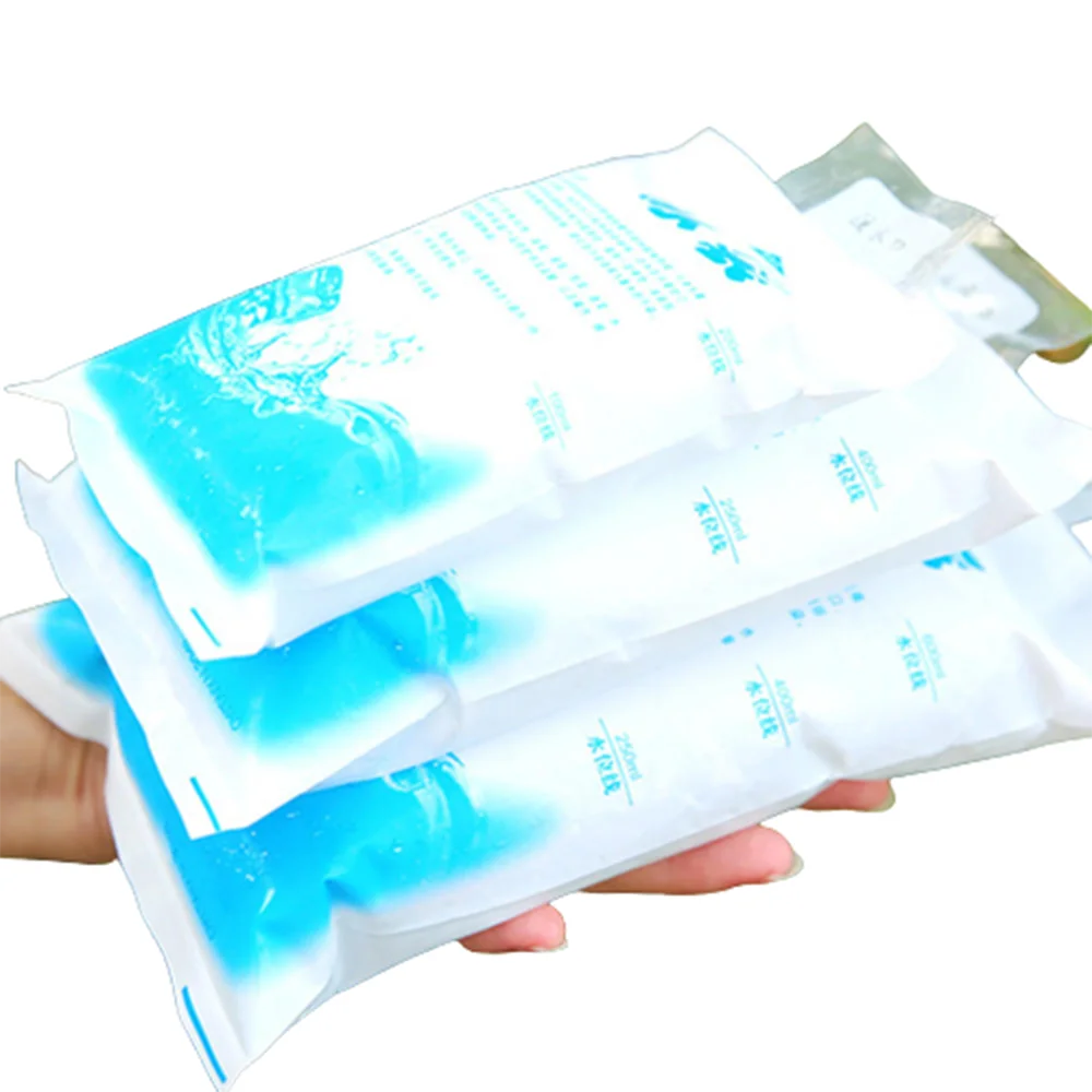 10Pcs/set Reusable Eco PE Water-filled Ice Packs To Keep Fresh Cool Down Gel Ice Packs Express Food Seafood Thickened Cold Packs