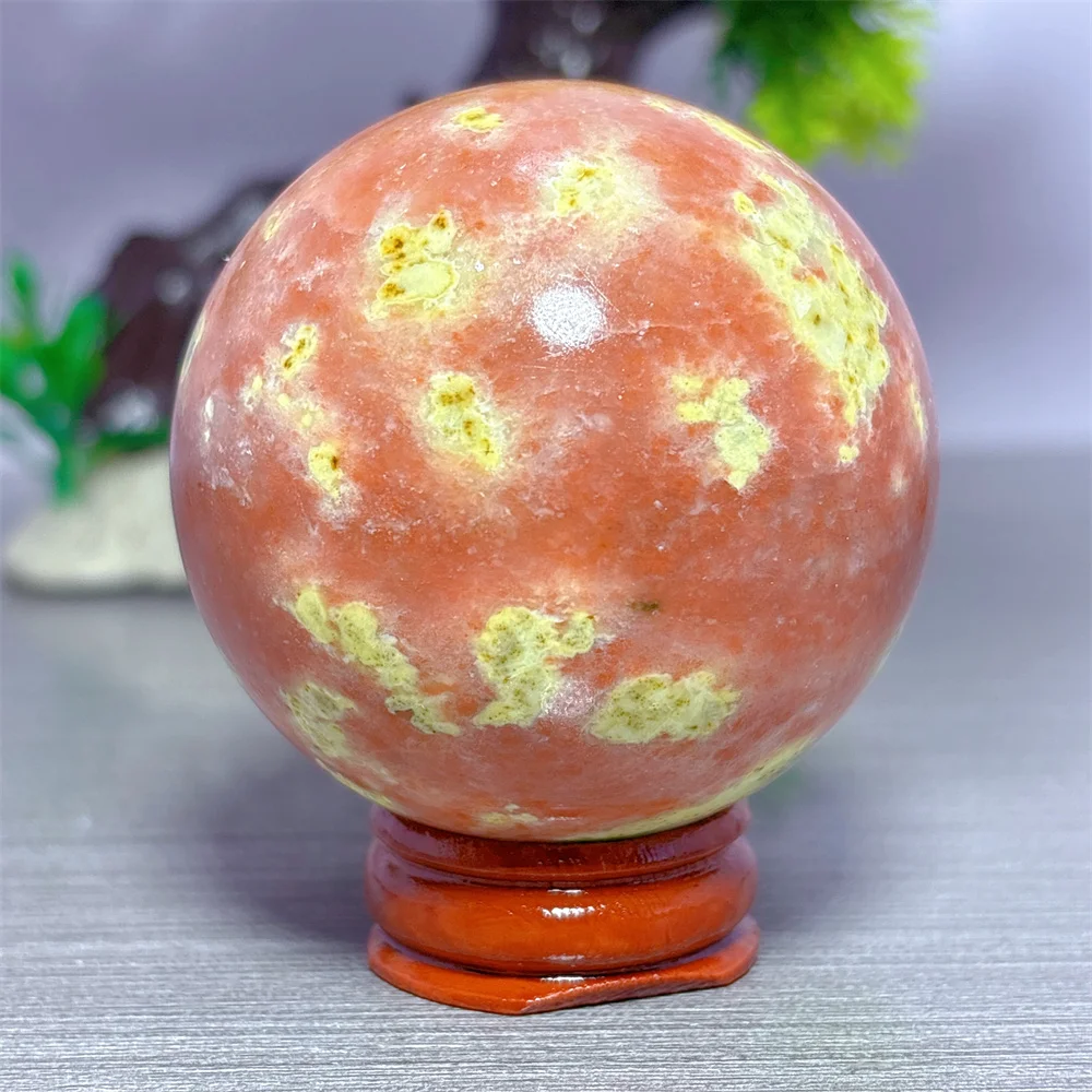 

Pink Green Tourmaline Sphere Natural Crystal Home Decoritems Room decor Luck Quartz Stone Garden Reiki Healing Energy Love Gifts