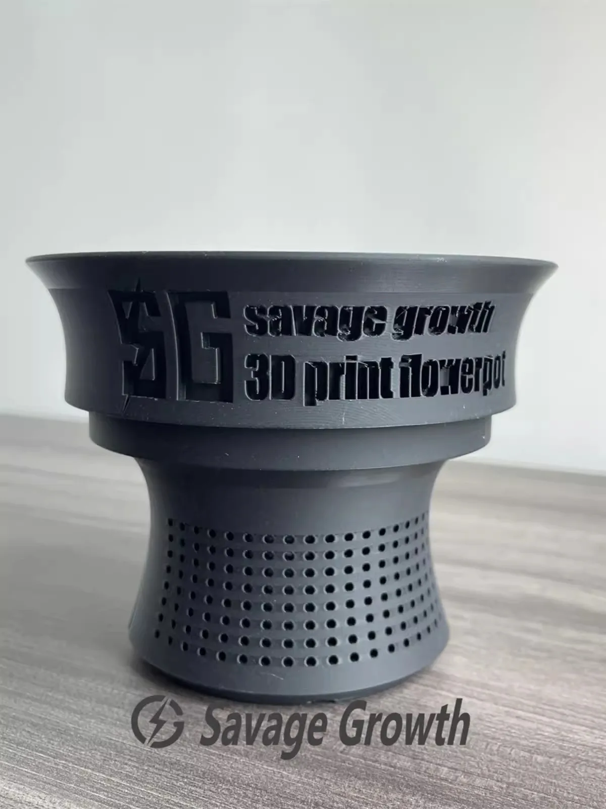 3D printed trendy flower pots for root plants, agave cactus, special breathable and water-permeable breathing pots